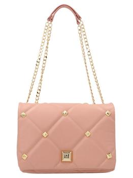 推荐TWINSET Stud Embellished Quilted Shoulder Bag商品