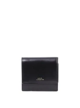 A.P.C. | Lois Compact Wallets & Card Holders Black,商家Wanan Luxury,价格¥950
