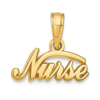 商品Macy's | Nurse Charm Pendant in 14k Yellow Gold,商家Macy's,价格¥1652图片