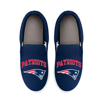 推荐Women's New England Patriots Big Logo Slip-On Sneakers商品