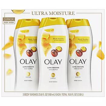 推荐Olay Ultra Moisture Shea Butter Body Wash (23.6 fl. oz., 3 pk.)商品