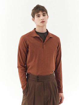 商品FRONTROW MEN | Cool-Yarn Knit Polo Shirt,商家W Concept,价格¥709图片