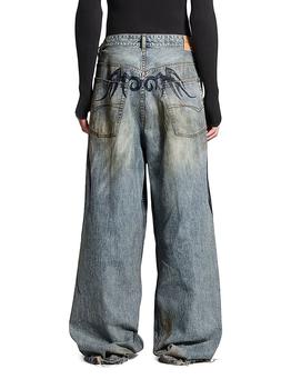 Balenciaga Y2k Stretched Knee Baggy Pants - Leggings - Compare