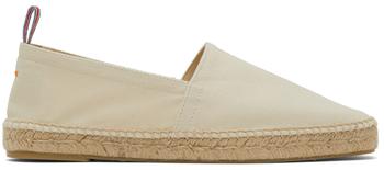 商品CASTAÑER | Off-White Canvas Pablo 001 Espadrilles,商家SSENSE,价格¥347图片