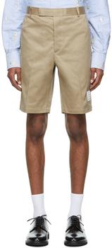thom browne裤, Thom Browne | 驼色 Unconstructed Chino 短裤商品图片 
