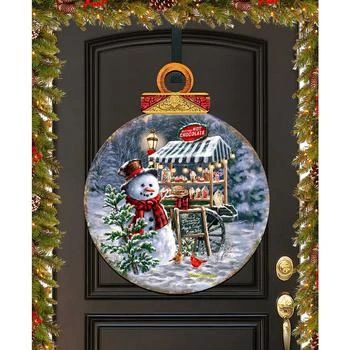 Designocracy | Hot Chocolate Stand Christmas Door Decor Wooden Wall Decor D. Gelsinger,商家Macy's,价格¥1094