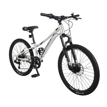 Simplie Fun | Mountain Bike for Girls and Boys Mountain 24 inch shimano 7-Speed bike,商家Premium Outlets,价格¥3306