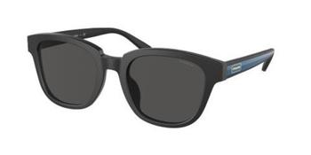 Coach | Dark Grey Solid Square Mens Sunglasses HC8340U 500287 53商品图片,3.2折