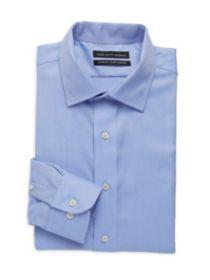 product Classic-Fit Solid-Hued Dress Shirt image