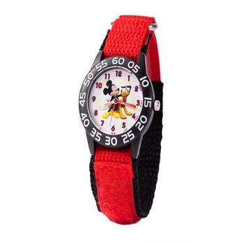商品ewatchfactory | Boy's Disney Mickey Mouse Red Nylon Strap Watch 32mm,商家Macy's,价格¥229图片