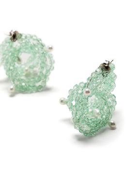 商品Simone Rocha | SIMONE ROCHA WOMEN TWISTED LOOP HOOP EARRINGS,商家NOBLEMARS,价格¥839图片