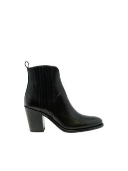 SARTORE | Sartore Sr423604 Diver Black Leather Ankle Boots商品图片,