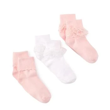 Trimfit | 3-Pack Decorative Socks, Little Girls & Big Girls,商家Macy's,价格¥66