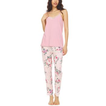Flora Nikrooz, Flora Nikrooz | Caroline Lace-Trim Cami Pajama Set商品图片 5折×额外7折, 额外七折