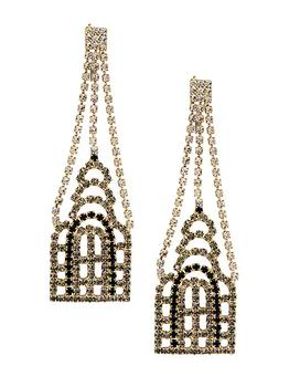 ROSANTICA, ROSANTICA | Voyage Goldtone & Faux Crystal Drop Earrings商品图片 7折