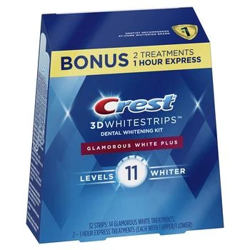Crest | Crest 3D Whitestrips, Glamorous White, Teeth Whitening Strip Kit, 32 Strips (16 Count Pack) -Packaging may vary,商家Amazon US selection,价格¥336