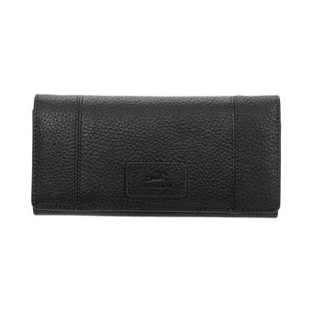 Vicenzo Leather, Mancini Leather Goods | Women's Pebbled Collection RFID Secure Trifold Wallet商品图片 