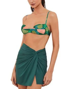 Vix Swimwear | Solid Karen Mini Skirt,商家Bloomingdale's,价格¥734