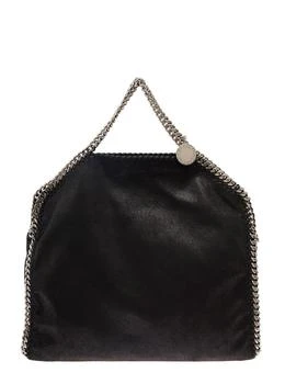 Stella McCartney | Stella McCartney 3chain Black Tote Bag With Logo Engraved On Charm In Faux Leather Woman - Women,商家Piano Luigi,价格¥9450