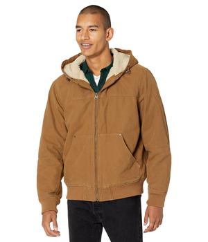Levi's | Cotton Canvas Hooded Utility Jacket with Sherpa Lining商品图片,3.4折起