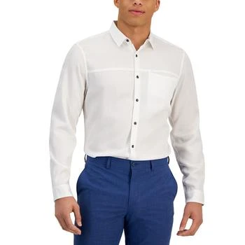 推荐Men's Classic Fit Luxe Long-Sleeve Shirt, Created for Macy's商品