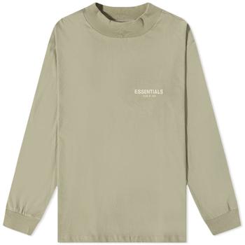 Essentials | Fear of God ESSENTIALS Long Sleeve Logo Tee - Seafoam商品图片,7.9折