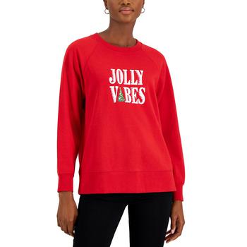 推荐Women's Holiday Sweatshirt, Created for Macy's商品