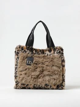 推荐Twinset bag in animal print synthetic fur商品