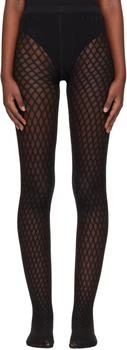 Wolford | Black Sylvie Tights,商家Ssense US,价格¥473