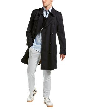 男士休闲burberry风衣, Burberry | Burberry Kensington Trench Coat商品图片 8.5折