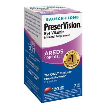 PreserVision | Eye Vitamin and Mineral Supplement Soft Gels,商家Walgreens,价格¥202