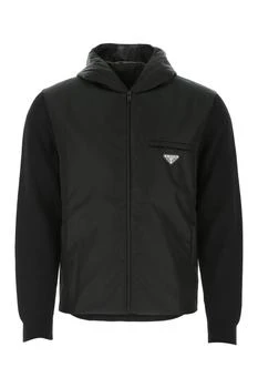 Prada | Prada Logo Hooded Jacket 