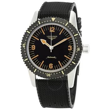 Longines | Heritage Automatic Black Dial Men's Watch L2.822.4.56.9,商家Jomashop,价格¥8923