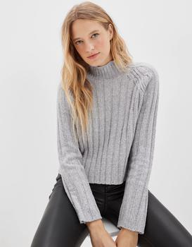 AE | AE Snowsoft Mock Neck Sweater商品图片,4.9折