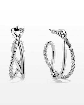 crossover, David Yurman | Crossover Hoop Earrings商品图片 