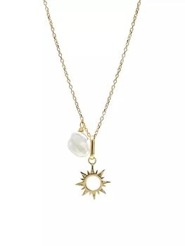 Anzie | Anzie X Mel Soldera 14K Yellow Gold & Keishi Pearl Pendant Necklace,商家Saks Fifth Avenue,价格¥3563