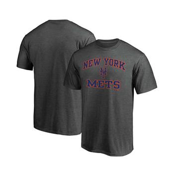 Fanatics | Men's Big and Tall Charcoal New York Mets Heart Soul T-shirt商品图片,7.4折