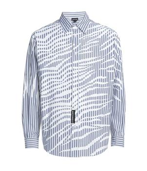 Just Cavalli | Just Cavalli Tiger Printed Long-Sleeved Shirt商品图片,6.4折