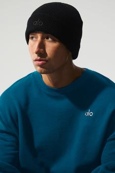 Alo Notable Beanie - Black/Black - Hats - Free Shipping - BeyondStyle