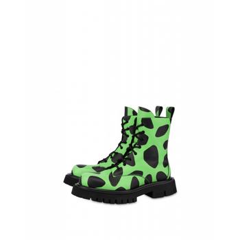 推荐Moschino X The Flintstones™ Printed Combat Ankle Boots商品