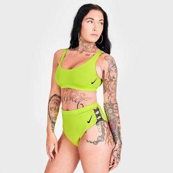 推荐Women's Nike Sneakerkini High-Waisted Cheeky Bikini Bottoms商品