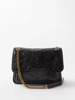 推荐Baby Niki crinkled-leather cross-body bag商品