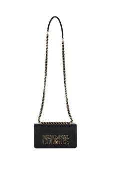 商品Shoulder bag with chain jersey shoulder strap and smooth woven leather Versace jeans couture 73va4bl1-zs412 black,商家Atterley,价格¥1582图片
