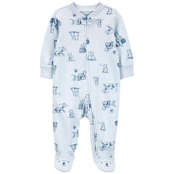 Carter's | Baby Boys Bear Zip Up Cotton Sleep and Play商品图片,6折