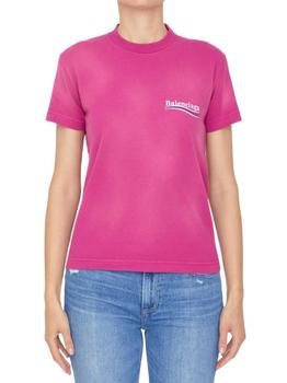 巴黎世家t恤价格, Balenciaga | Balenciaga Women's Fuchsia Other Materials T-Shirt商品图片 