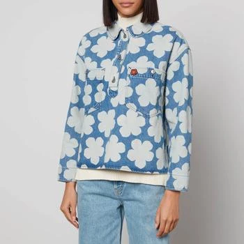 推荐KENZO Floral-Print Denim Shirt商品