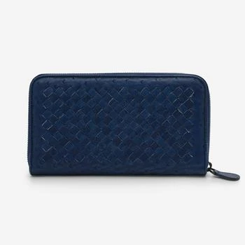 推荐Bottega Veneta Intrecciato Blue Leather Wallet 311263-Vq951-4234商品