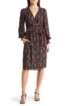 MAXSTUDIO | Flat Crepe Faux Wrap Dress商品图片,2.9折
