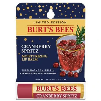 Burt's Bees | 100% Natural Origin Moisturizing Lip Balm Cranberry Spritz 第2件5折, 满免