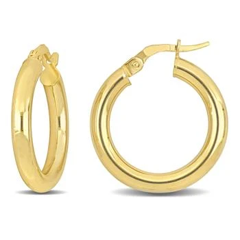 Mimi & Max | Mimi & Max 20mm Hoop Earrings in 14k Yellow Gold,商家Premium Outlets,价格¥1337